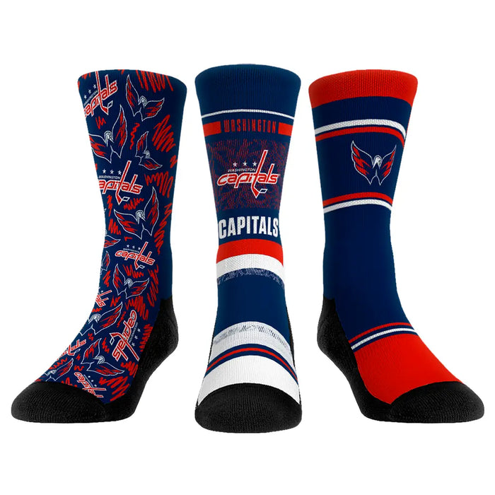 Washington Capitals - 3-Pack by Rock 'Em Socks