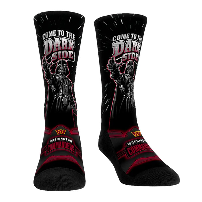 Washington Commanders - Star Wars - Dark Side by Rock 'Em Socks