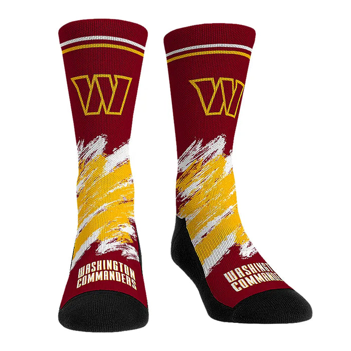 Washington Commanders - Throwback Paint by Rock 'Em Socks