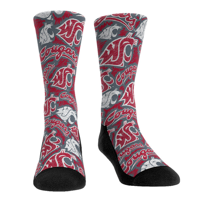 Washington State Cougars - Logo Sketch by Rock 'Em Socks