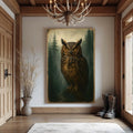 Watcher Of The Woods Owl Wall Art by Tailored Canvases