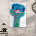 Watercolor Ostrich Canvas Wall Art by Tailored Canvases