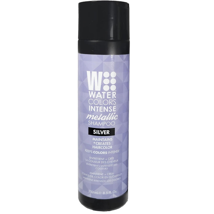 Watercolors Intense Metallic Color Depositing Shampoo, Silver, 8.5 oz