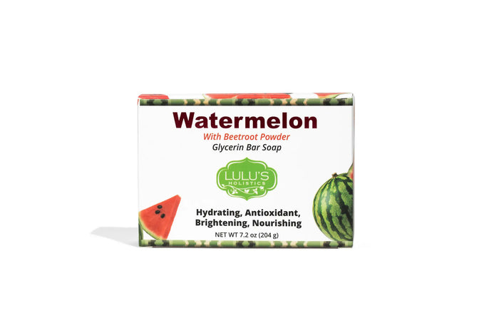 Watermelon Beetroot Glycerin Bar Soap – Radiant Cleansing Bar by Lulu’s Holistics