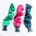 Watermelon Mix - 3-Pack Vibrant Buckle Scrunchies Bundle - No Snagging, No Tangles by Buckle Scrunchies by RE.STATEMENT
