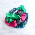 Watermelon Mix - 3-Pack Vibrant Buckle Scrunchies Bundle - No Snagging, No Tangles by Buckle Scrunchies by RE.STATEMENT