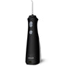 Waterpik Cordless Pearl Rechargeable Water Flosser with 4 Flossing Tips, Black (New)