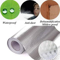 Waterproof Oil Proof Aluminum Foil Self Adhesive Wall Sticker by DailySale