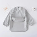 Waterproof Smock Bib | Full-Sleeve Baby & Toddler Feeding Bib by ozznekshoes