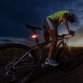 Waterproof USB Rechargeable LED Bicycle Tail Warning Lamp by DailySale