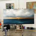 Waterscape Abstract Wall Art III by Tailored Canvases