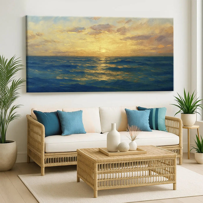 Waterscape Abstract Wall Art VII by Tailored Canvases