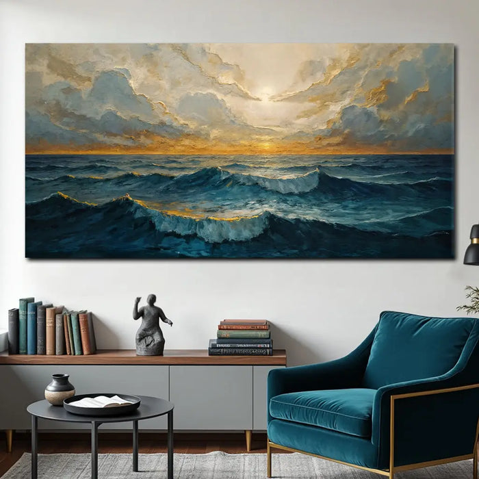 Waterscape Abstract Wall Art XI by Tailored Canvases