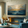 Waterscape Abstract Wall Art XI by Tailored Canvases