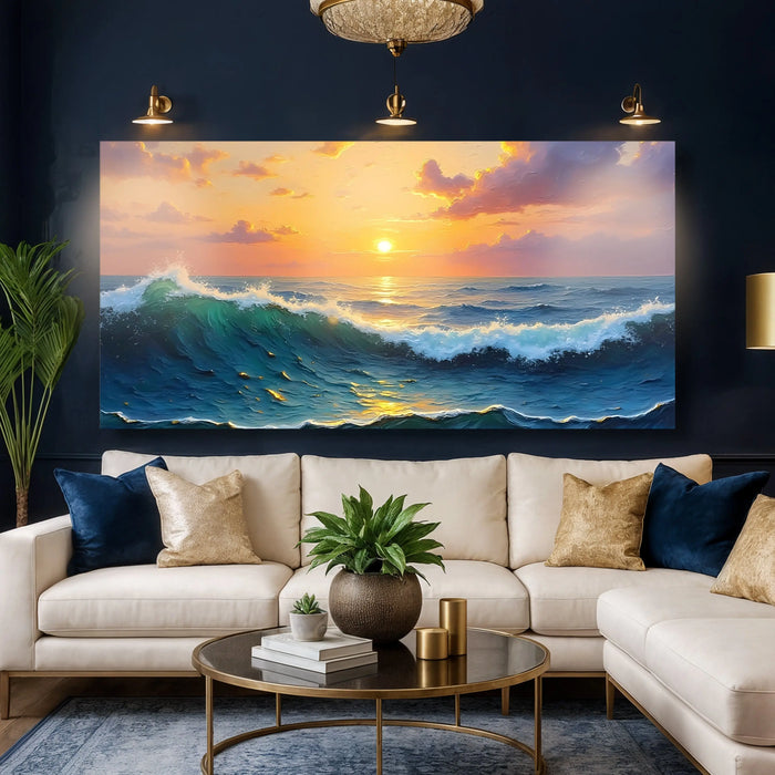 Waterscape Abstract Wall Art XII by Tailored Canvases