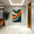 Wave Abstract Wall Art by Tailored Canvases