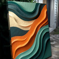 Wave Abstract Wall Art by Tailored Canvases