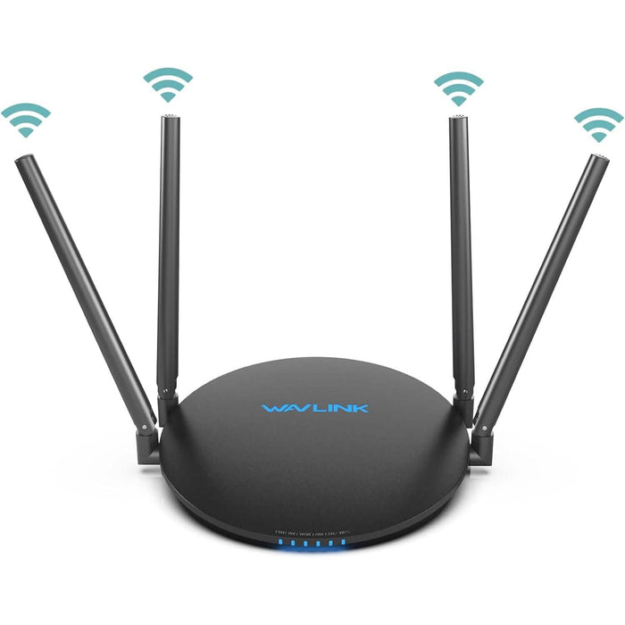 WAVLINK Wireless Router Dual Band 5GHz+2.4GHz WiFi 5 Router with 100Mbps WAN/LAN (Refurbished) by DailySale