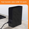 WD 16TB Elements Desktop External Hard Drive, USB 3.0 for Plug-and-Play Storage (Refurbished) by DailySale
