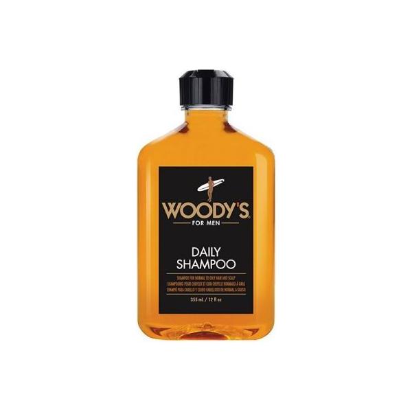 Woody's For Men Daily Shampoo Normal to Oily Hair 12 fl Oz by Pasteur Pharmacy