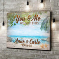 We Got This Couple Beach Sign by Tailored Canvases