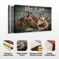 We Got This Couple Giraffe Sign by Tailored Canvases