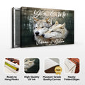 We Got This Couple Wolves Sign by Tailored Canvases