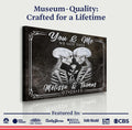 We Got This Skeleton Couple Sign II by Tailored Canvases
