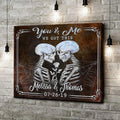 We Got This Skeleton Couple Sign IV by Tailored Canvases