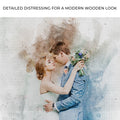 Wedding Watercolor Portrait Sign by Tailored Canvases