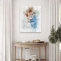Wedding Watercolor Portrait Sign by Tailored Canvases