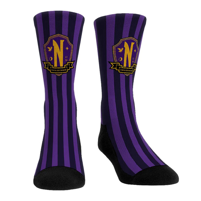 Wednesday - Nevermore Crest by Rock 'Em Socks