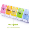2-Pack: Weekly Pill Organizer Detachable, Sukuos Large Daily Pill Cases by DailySale