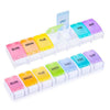 2-Pack: Weekly Pill Organizer Detachable, Sukuos Large Daily Pill Cases
