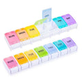 2-Pack: Weekly Pill Organizer Detachable, Sukuos Large Daily Pill Cases by DailySale