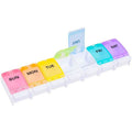 2-Pack: Weekly Pill Organizer Detachable, Sukuos Large Daily Pill Cases by DailySale