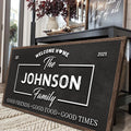 Welcome Home Wall Sign by Tailored Canvases