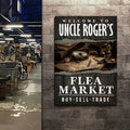 Welcome To Flea Market Sign by Tailored Canvases