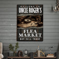 Welcome To Flea Market Sign by Tailored Canvases