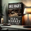 Welcome To Flea Market Sign by Tailored Canvases