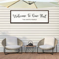 Welcome To Our Pool Sign by Tailored Canvases