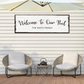 Welcome To Our Pool Sign by Tailored Canvases