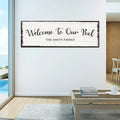 Welcome To Our Pool Sign by Tailored Canvases