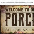 Welcome To Our Porch Sign III by Tailored Canvases