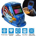 Welding Helmet Solar Powered Auto Darkening Hood with Adjustable Wide Shade by DailySale