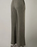 Wendy Mineral Wash Waffle Pants - Olive by Boutique 23