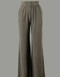 Wendy Mineral Wash Waffle Pants - Olive by Boutique 23