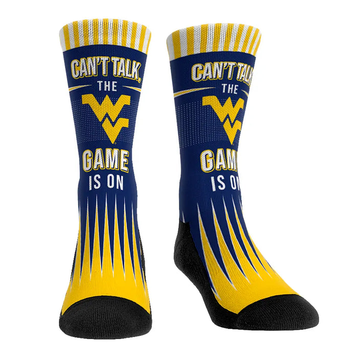 West Virginia Mountaineers - Can't Talk by Rock 'Em Socks