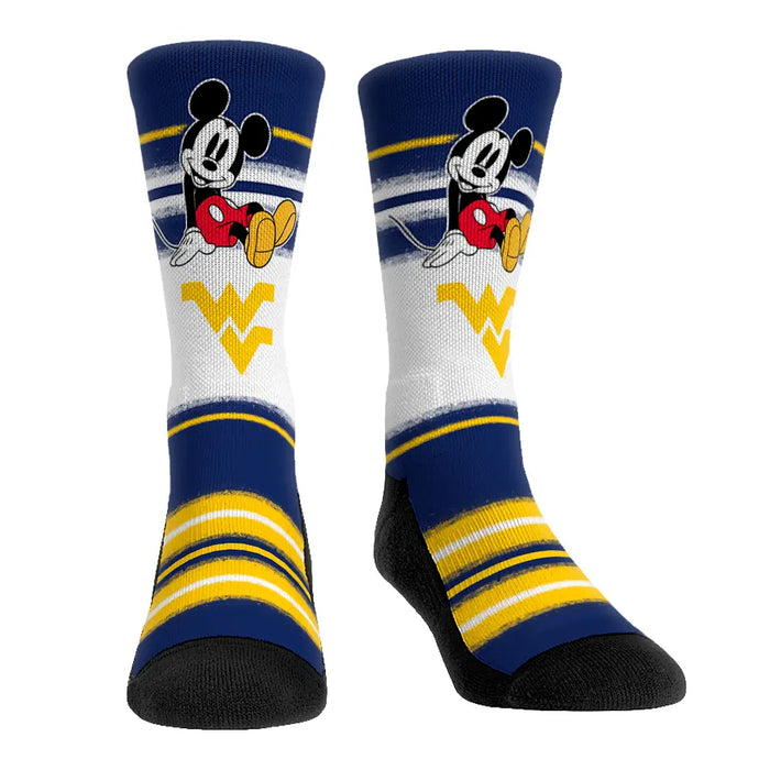 West Virginia Mountaineers - Disney - Sit Stripe by Rock 'Em Socks