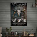 Western Cowboy Saloon Sign by Tailored Canvases
